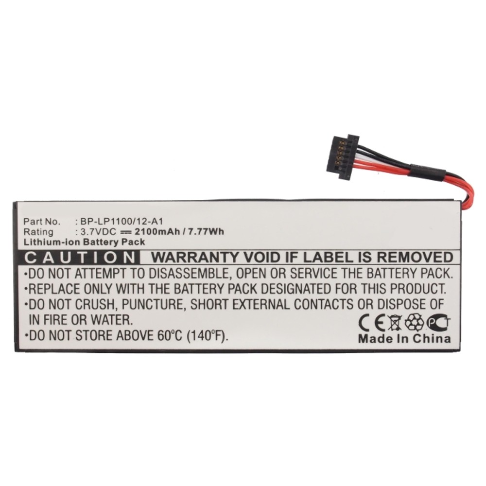 Synergy Digital GPS Battery, Compatible with Becker BP-LP1100/12-A1 GPS Battery (Li-ion, 3.7V, 2100mAh)