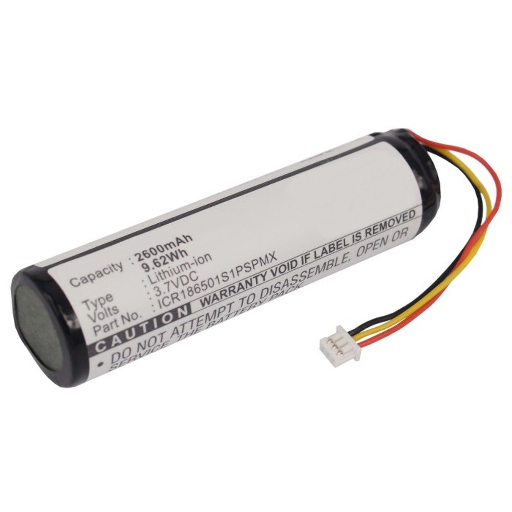 Synergy Digital GPS Battery, Compatible with Blaupunkt 7612201334, ICR186501S1PSPMX, SDI1865L2401S1PMXZ GPS Battery (Li-ion, 3.7V, 2600mAh)