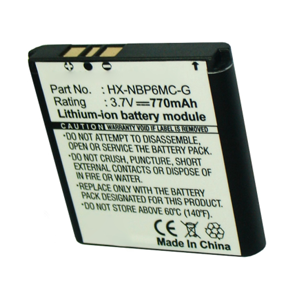 Synergy Digital GPS Battery, Compatible with i-Blue HX-NBP6MC-G GPS Battery (Li-ion, 3.7V, 770mAh)