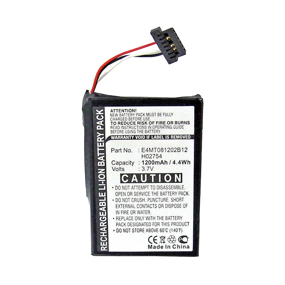 Synergy Digital GPS Battery, Compatible with Navman E4MT081202B12 GPS Battery (Li-ion, 3.7V, 1200mAh)