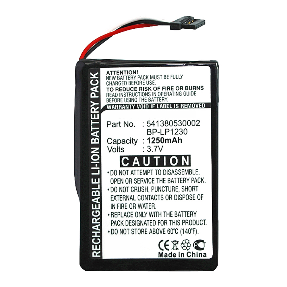 Synergy Digital GPS Battery, Compatible with Navman BP-LP1230/11-A0001 U GPS Battery (Li-ion, 3.7V, 1250mAh)