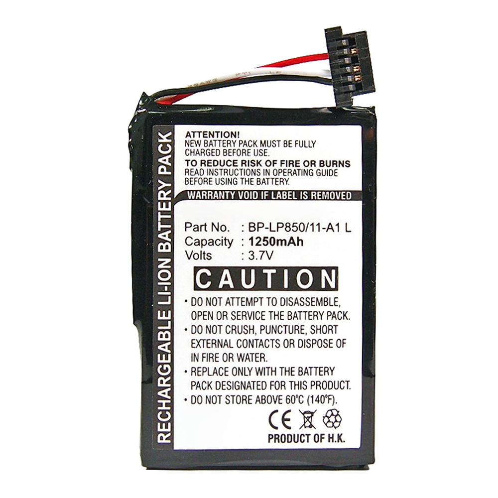 Synergy Digital GPS Battery, Compatible with Navman BP-LP850/11-A1 L GPS Battery (Li-ion, 3.7V, 1250mAh)