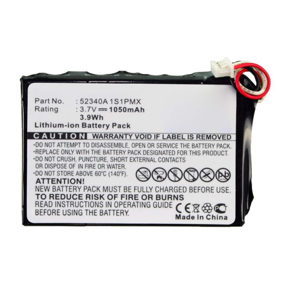 Synergy Digital GPS Battery, Compatible with VDO Dayton 52340A 1S1PMX GPS Battery (Li-ion, 3.7V, 1050mAh)
