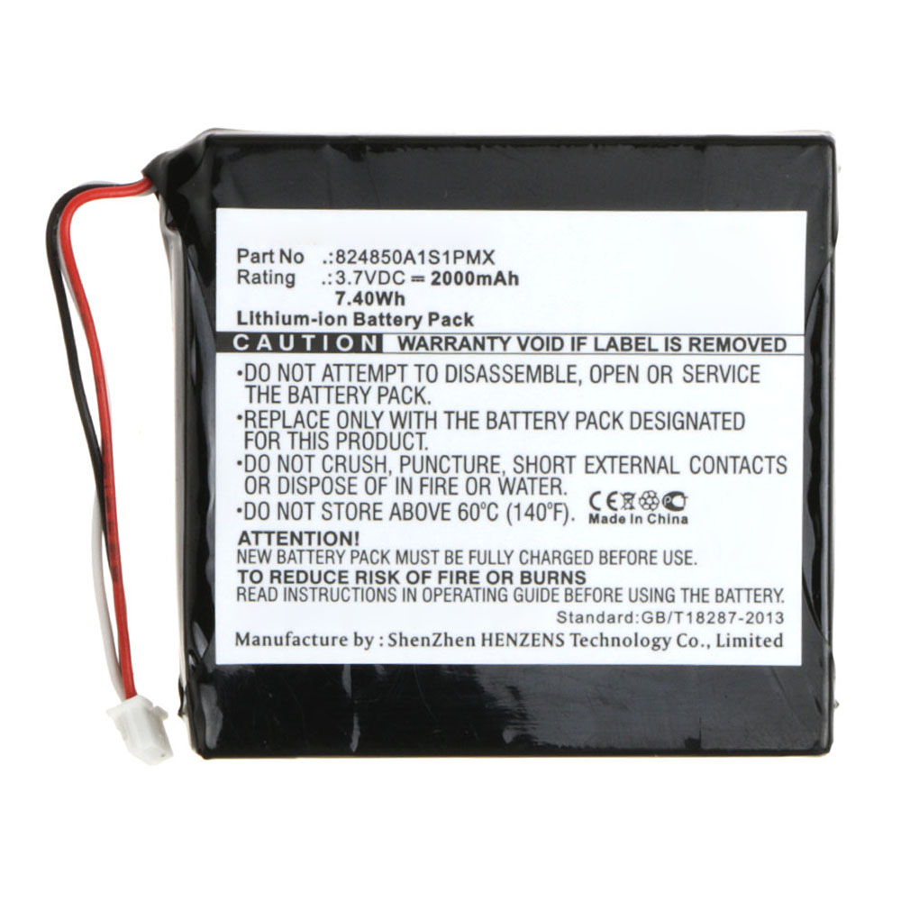 Synergy Digital GPS Battery, Compatible with Blaupunkt 824850A1S1PMX GPS Battery (Li-ion, 3.7V, 2000mAh)