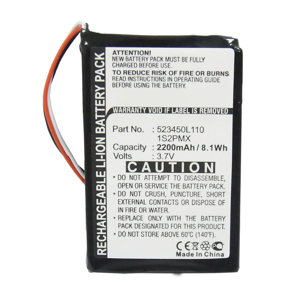 Synergy Digital GPS Battery, Compatible with Blaupunkt 1S2PMX GPS Battery (Li-ion, 3.7V, 2200mAh)