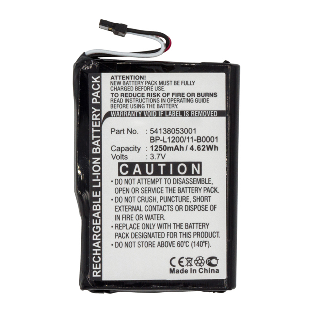 Synergy Digital GPS Battery, Compatible with Typhoon BP-L1200/11-B0001 GPS Battery (Li-ion, 3.7V, 1250mAh)