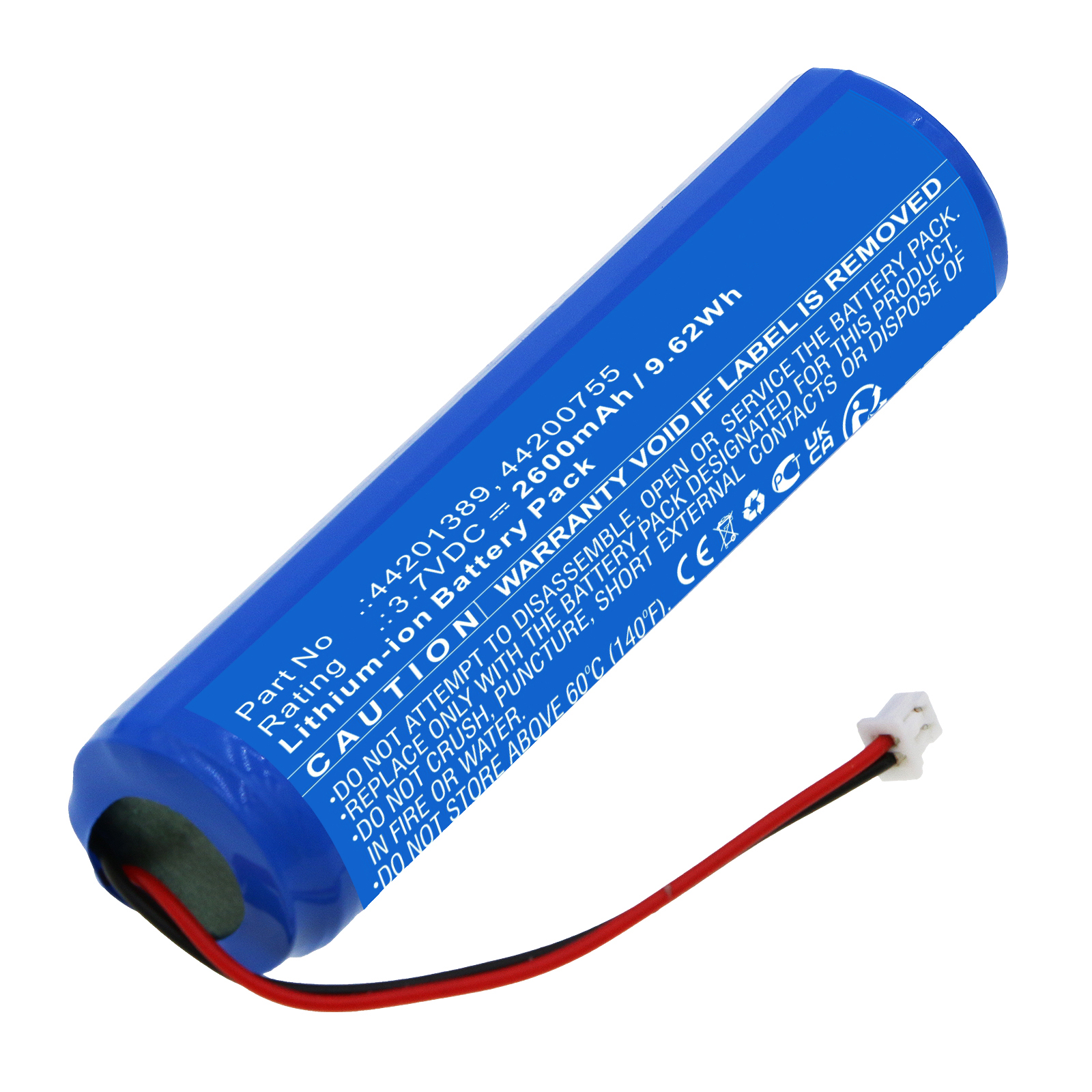 Synergy Digital GPS Battery, Compatible with MARES 44200755 GPS Battery (Li-ion, 3.7V, 2600mAh)