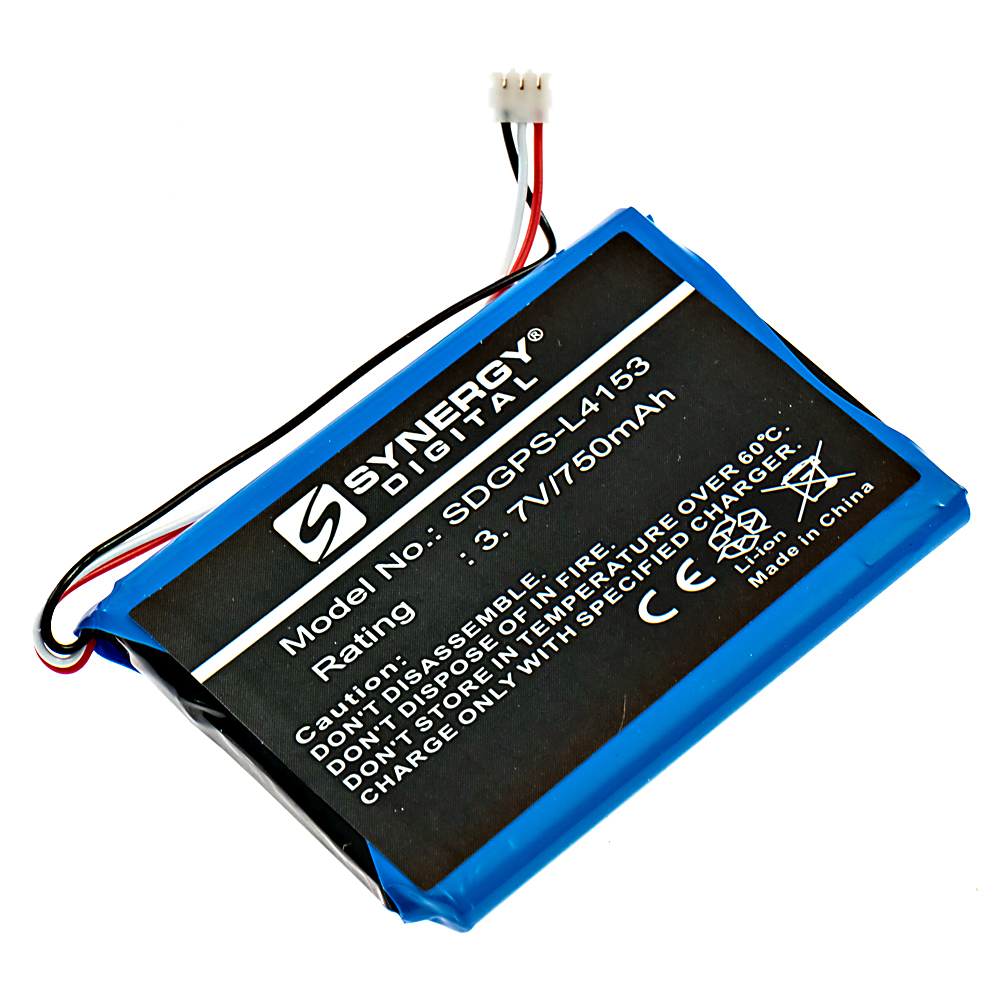 Synergy Digital GPS Battery, Compatible with Garmin 361-00056-21 GPS Battery (Li-ion, 3.7V, 750mAh)