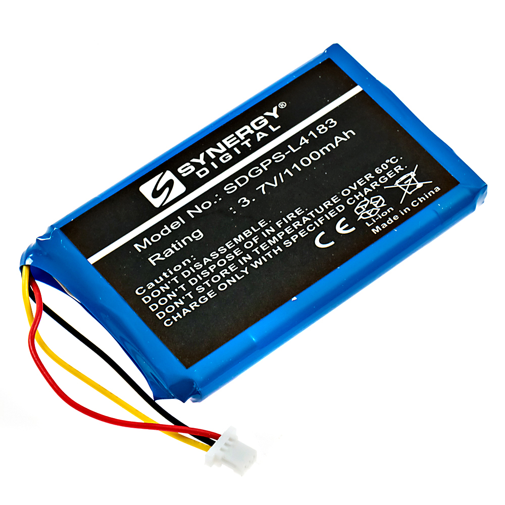 Synergy Digital GPS Battery, Compatible with Garmin 361-00056-00 GPS Battery (Li-ion, 3.7V, 1100mAh)