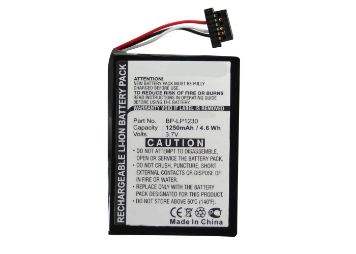 Synergy Digital GPS Battery, Compatible with Mitac 541380530005 GPS Battery (Li-ion, 3.7V, 1250mAh)