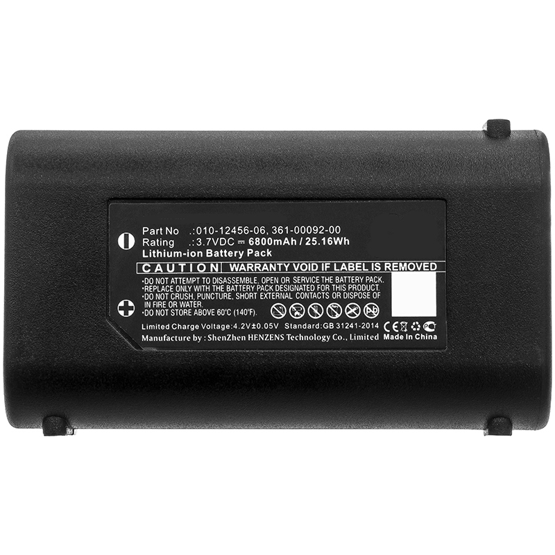 Synergy Digital GPS Battery, Compatiable with Garmin 010-12456-06, 361-00092-00 GPS Battery (3.7V, Li-ion, 6800mAh)