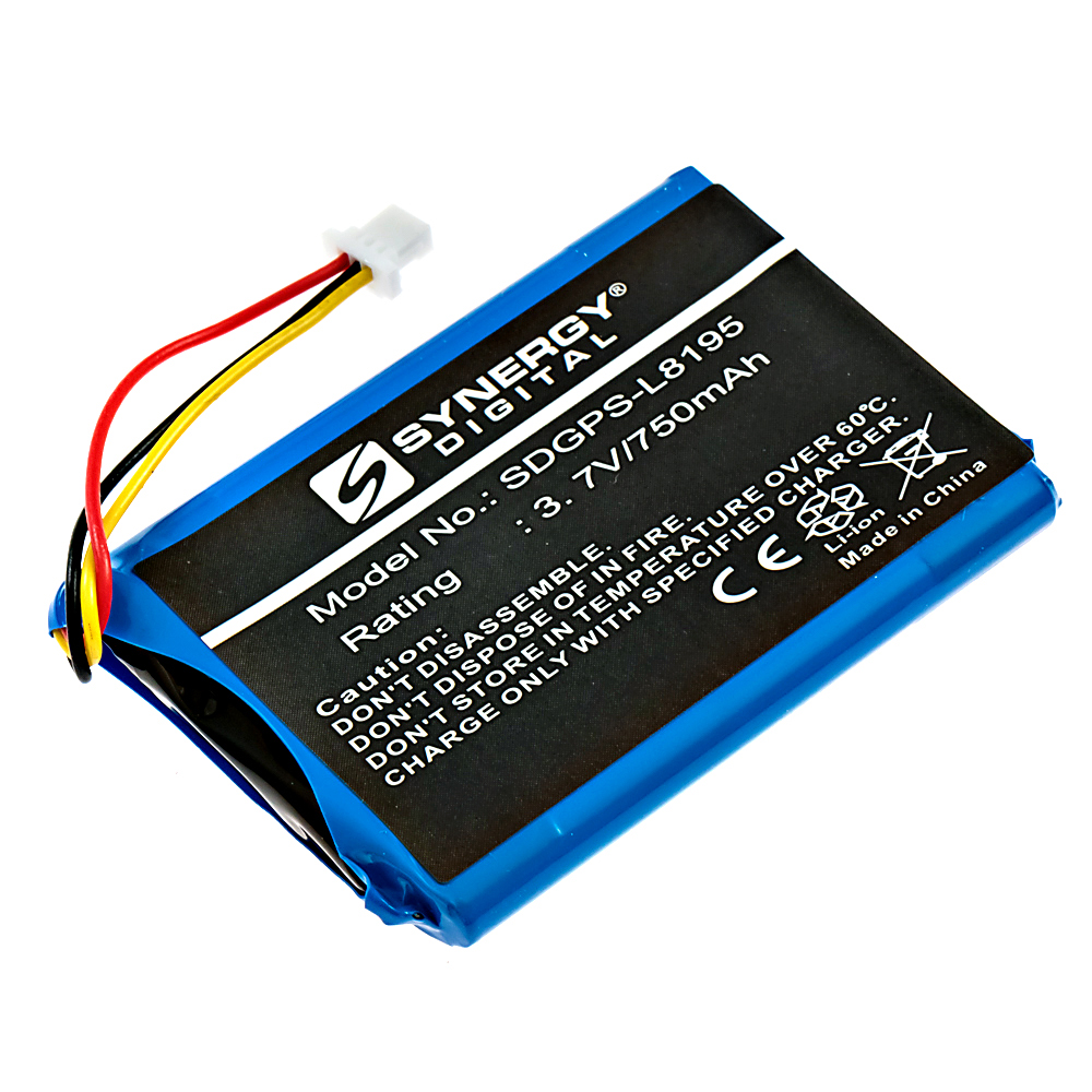 Synergy Digital GPS Battery, Compatible with Garmin 361-00056-08 GPS Battery (3.7V, Li-ion, 750mAh)