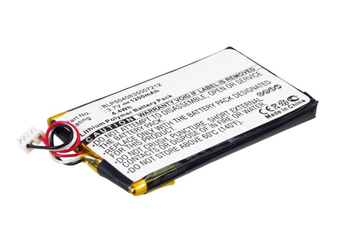 Synergy Digital GPS Battery, Compatible with Falk BLP5040835007212 GPS Battery (3.7V, Li-Pol, 1200mAh)
