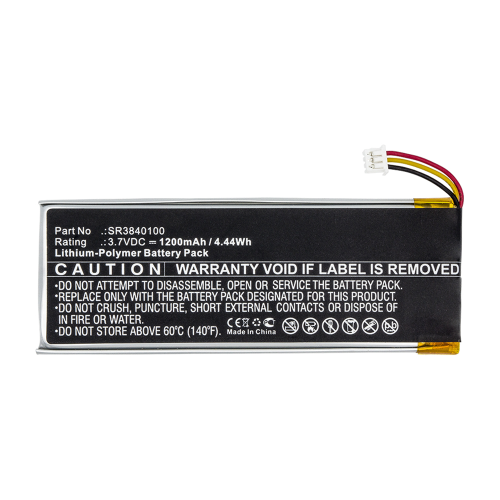 Synergy Digital GPS Battery, Compatible with Becker SR3840100 GPS Battery (Li-Pol, 3.7V, 1200mAh)