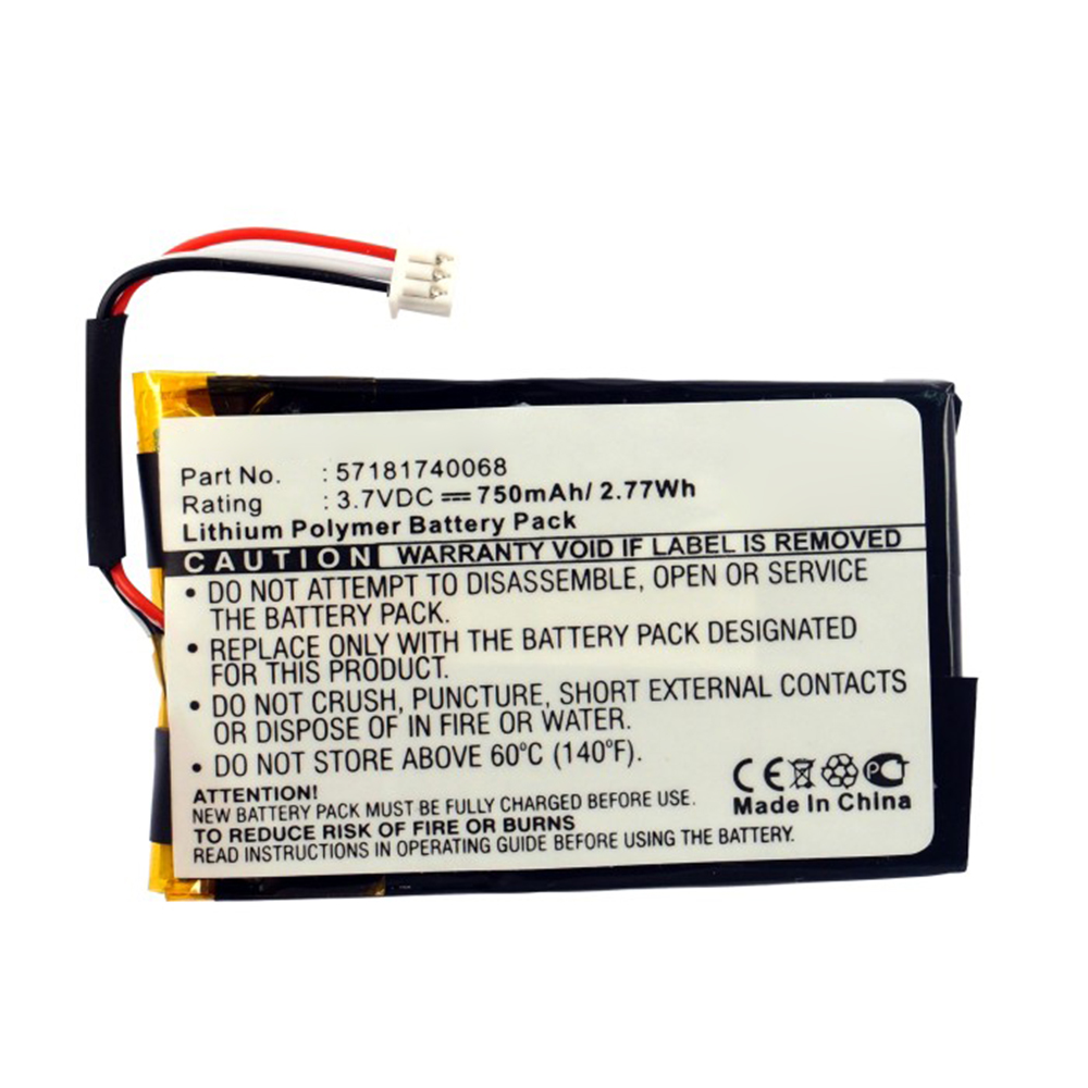 Synergy Digital GPS Battery, Compatible with FALK 57181740068 GPS Battery (Li-Pol, 3.7V, 750mAh)