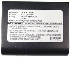 Synergy Digital Wireless Headset Battery, Compatible with Panasonic WX-C2020BAT Wireless Headset Battery (Ni-MH, 3.6V, 1500mAh)