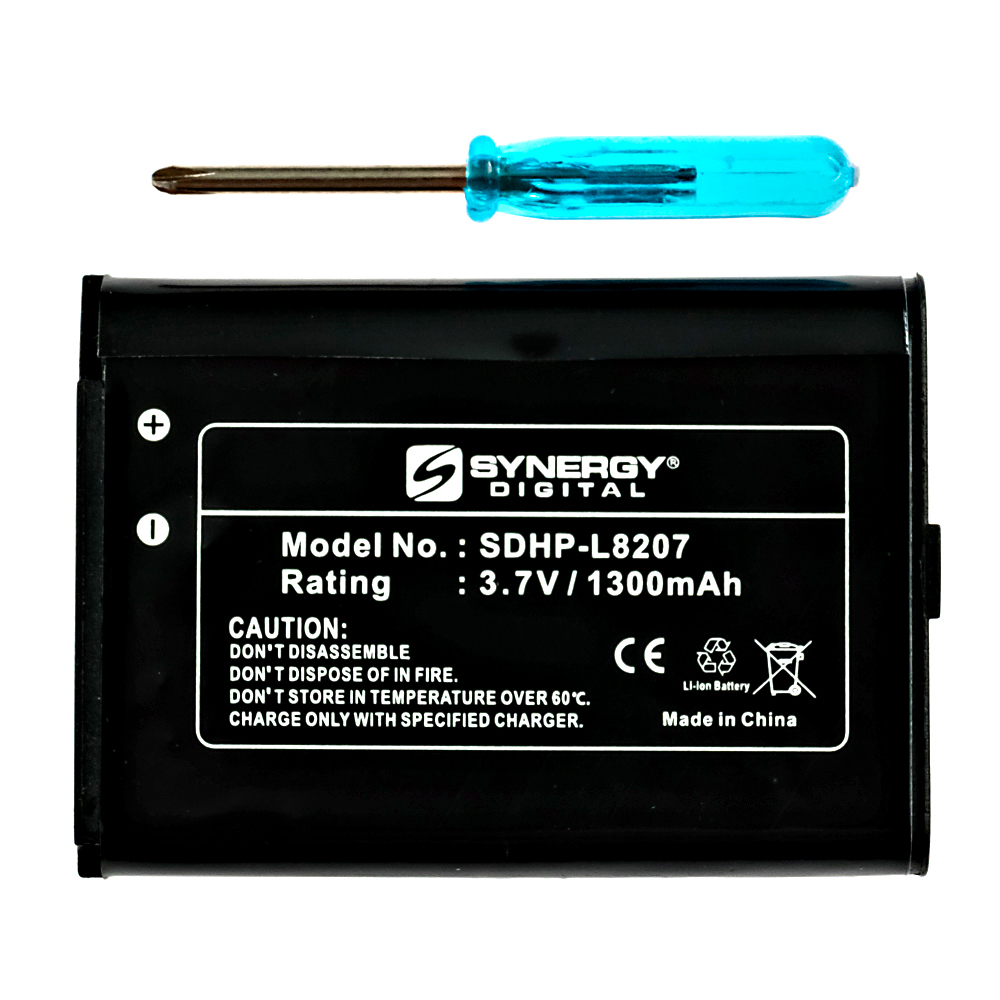 Synergy Digital Game Console Battery, Compatible with Nintendo C/CTR-A-AB, CTR-003 Game Console Battery (3.7V, Li-ion, 1300mAh)