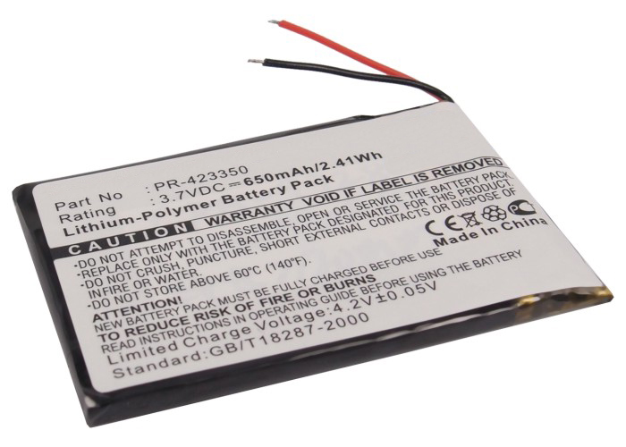 Sony LIS1427NHPCC Battery Replacement - (Li-Pol, 3.7V, 650mAh) Ultra Hi-Capacity Battery