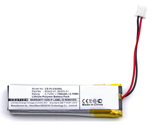 Plantronics 85442-01 Battery Replacement - (Li-Pol, 3.7V, 730mAh) Ultra Hi-Capacity Battery