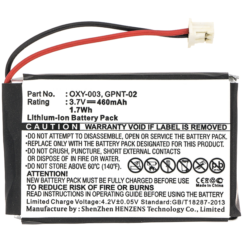 Synergy Digital Game Console Battery, Compatible with Nintendo GPNT-02, OXY-003 Game Console Battery (3.7V, Li-Pol, 460mAh)