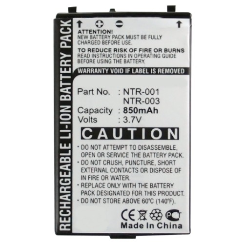 Synergy Digital Game Console Battery, Compatible with Nintendo NTR-001, NTR-003 Game Console Battery (3.7V, Li-Pol, 850mAh)