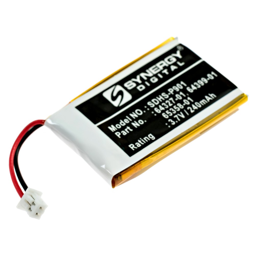 SDHS-P901 - Li-Pol, 3.7 Volt, 240 mAh, Ultra Hi-Capacity Battery - Replacement Battery for Plantronics 64327-01, 65358-01  Wireless Headset  Batteries