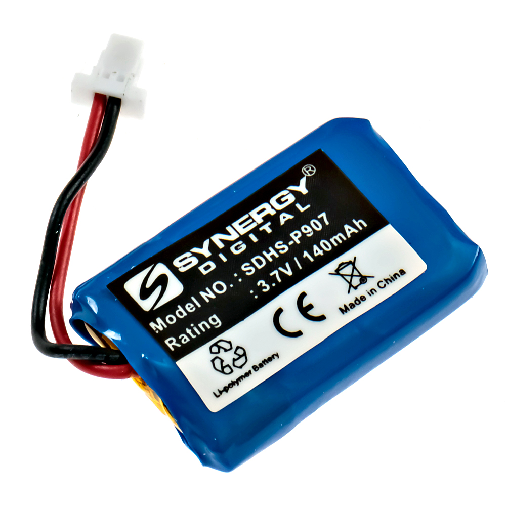 SDHS-P907 - Li-Pol, 3.7 Volt, 140 mAh, Ultra Hi-Capacity Battery - Replacement Battery for Plantronics CS540 Wireless Headset Battery