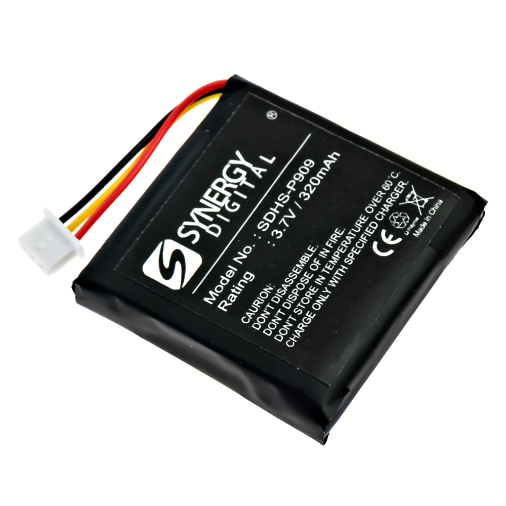 SDHS-P909 Rechargeable Ultra High Capacity (Li-Pol 3.7V 320mAh) Battery - Replacement For Logitech 533-000067 Headset Battery
