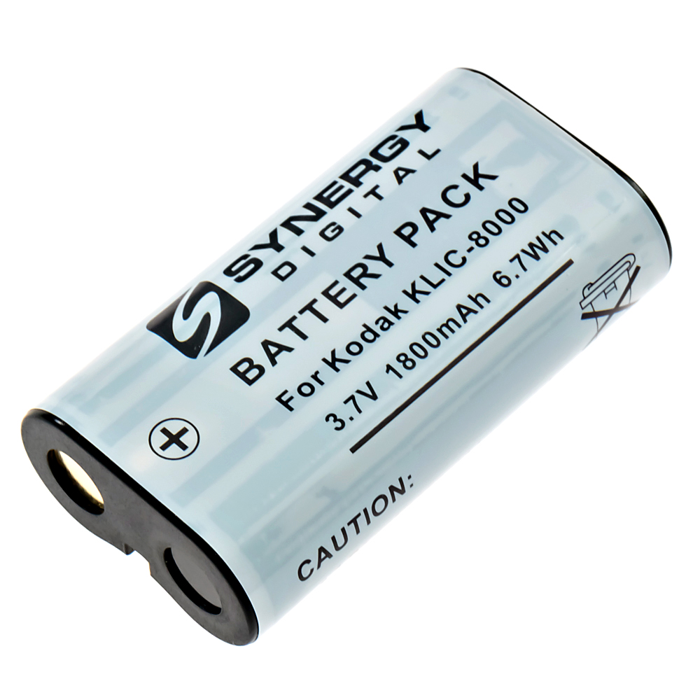 SDKLIC8000 Lithium-Ion Rechargeable Battery (3.7V 1800 mAh)  - Replacement for Kodak KLIC-8000 Battery