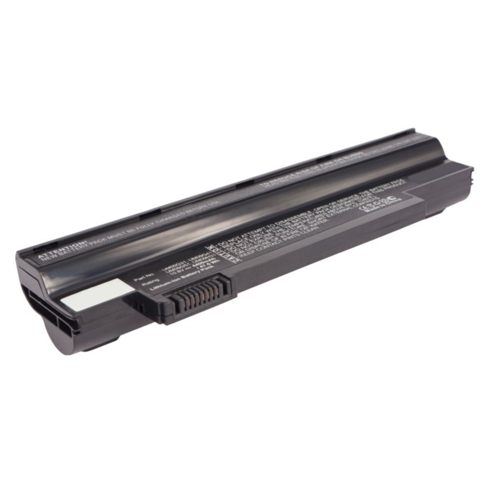 Synergy Digital Laptop Battery, Compatible with Acer UM09C31, UM09G31, UM09G41, UM09G51, UM09H31, UM09H36, UM09H41, UM09H56, UM09H70, UM09H73, UM09H75 Laptop Battery (Li-ion, 10.8V, 4400mAh)