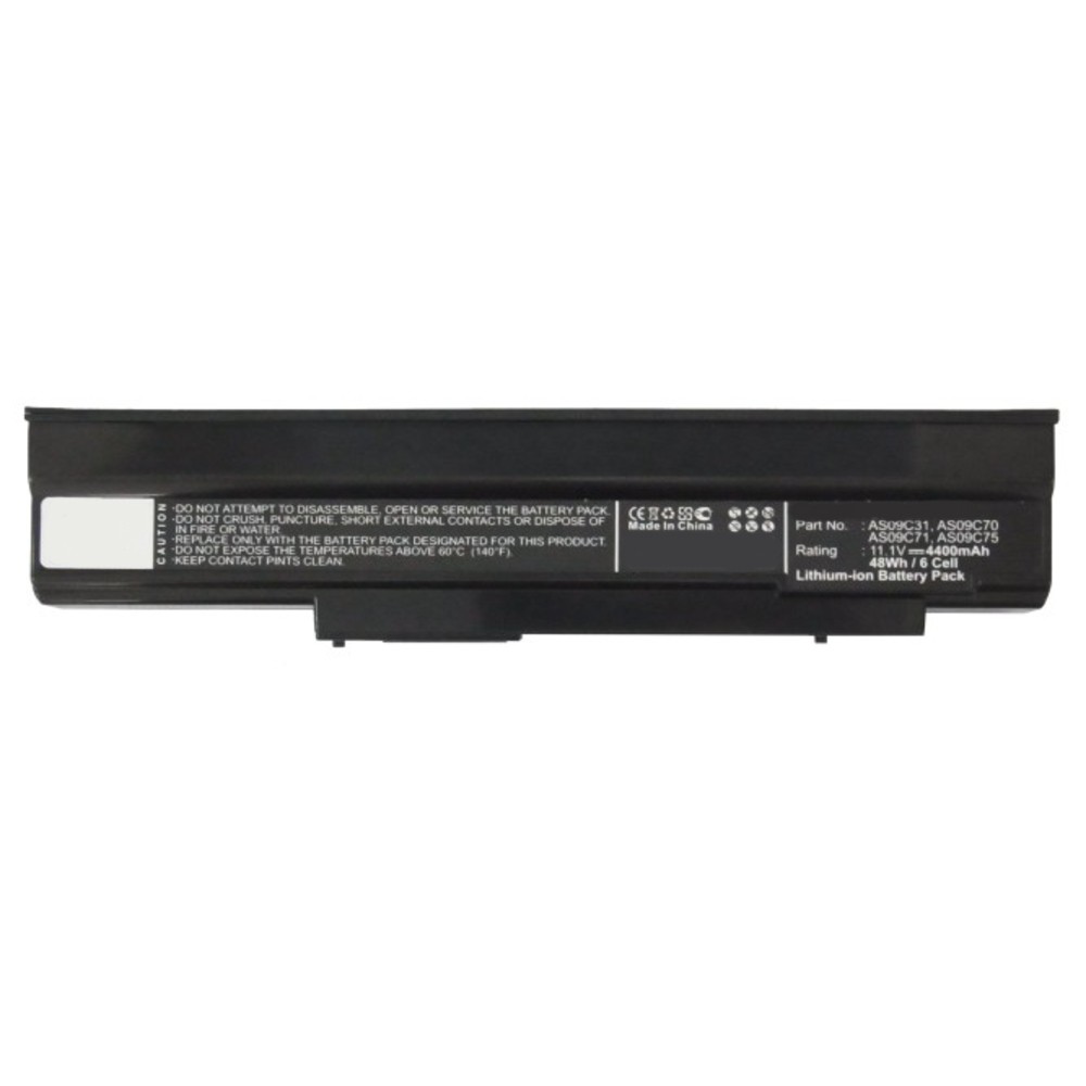 Synergy Digital Laptop Battery, Compatible with Acer AS09C31, AS09C70, AS09C71, AS09C75, BT.00605.022, GRAPE32, LC.BTP00.005, LC.BTP00.011, LC.BTP00.066, TM00741 Laptop Battery (Li-ion, 11.1V, 4400mAh)
