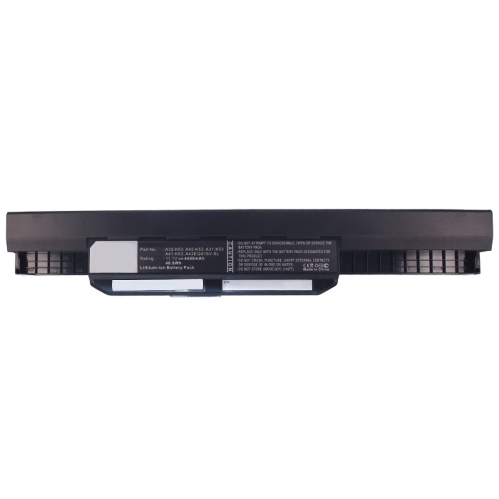 Synergy Digital Laptop Battery, Compatible with Asus 07G016H31875M, 0B20-00X50AS, A31-K53, A32-K53, A41-K53, A42-K53, A43EI241SV-SL, AS515-AS523 Laptop Battery (Li-ion, 11.1V, 4400mAh)