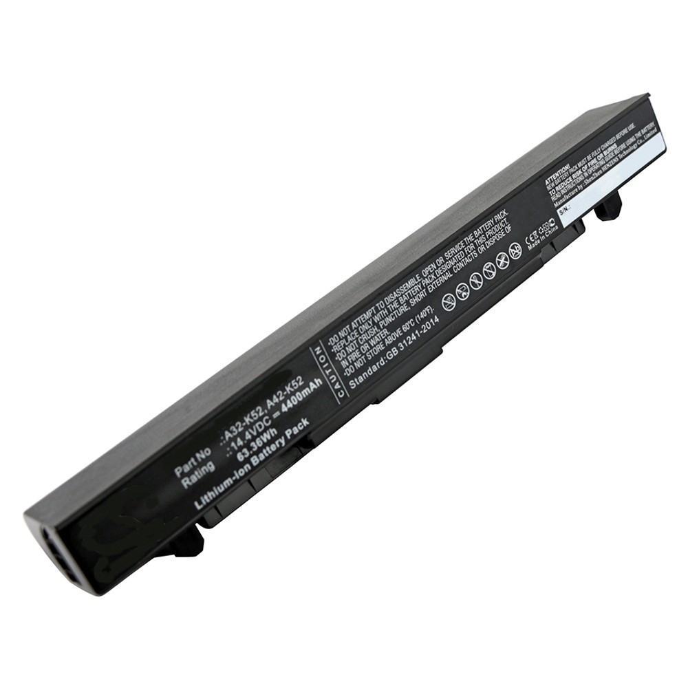 Synergy Digital Laptop Battery, Compatible with Asus A41-X550, A41-X550A Laptop Battery (Li-ion, 14.4V, 4400mAh)