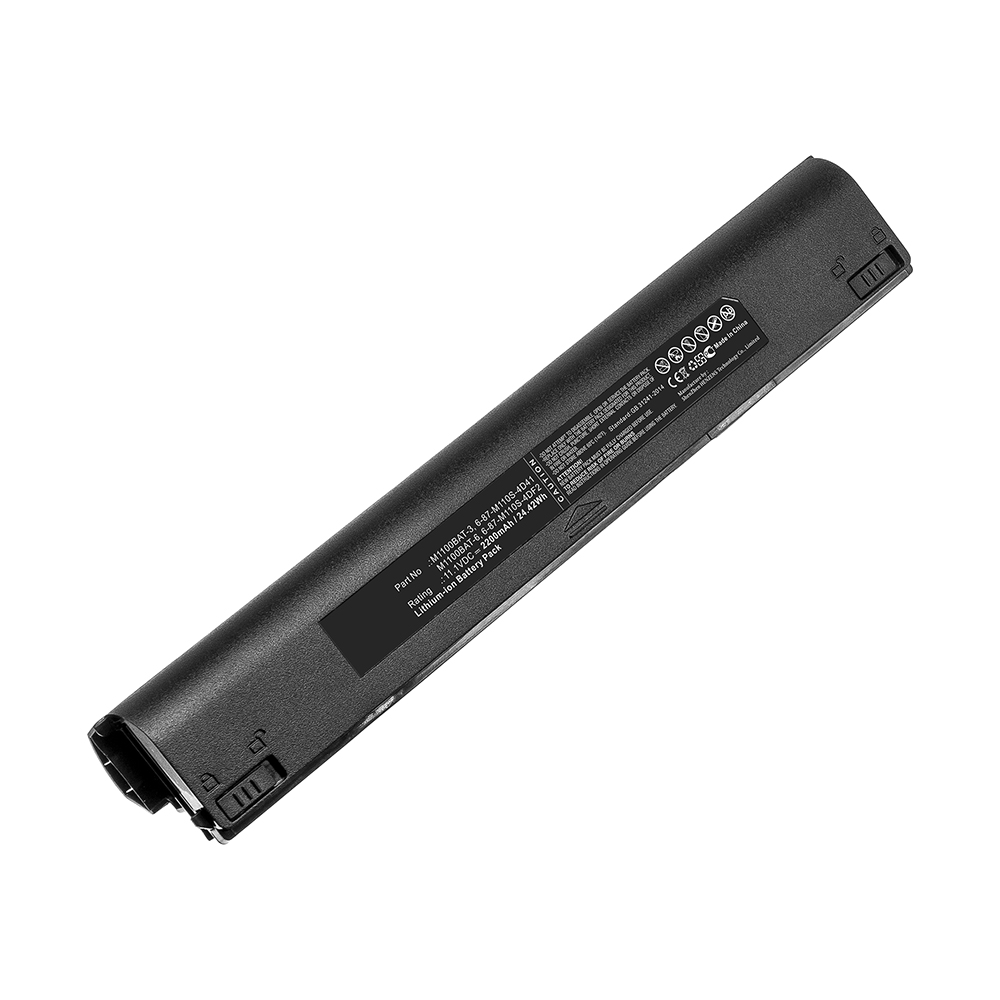 Synergy Digital Laptop Battery, Compatible with Clevo 6-87-M110S-4D41, 6-87-M110S-4DF2, 6-87-M110S-4RF2, M1100BAT, M1100BAT-3, M1100BAT-6 Laptop Battery (Li-ion, 11.1V, 2200mAh)