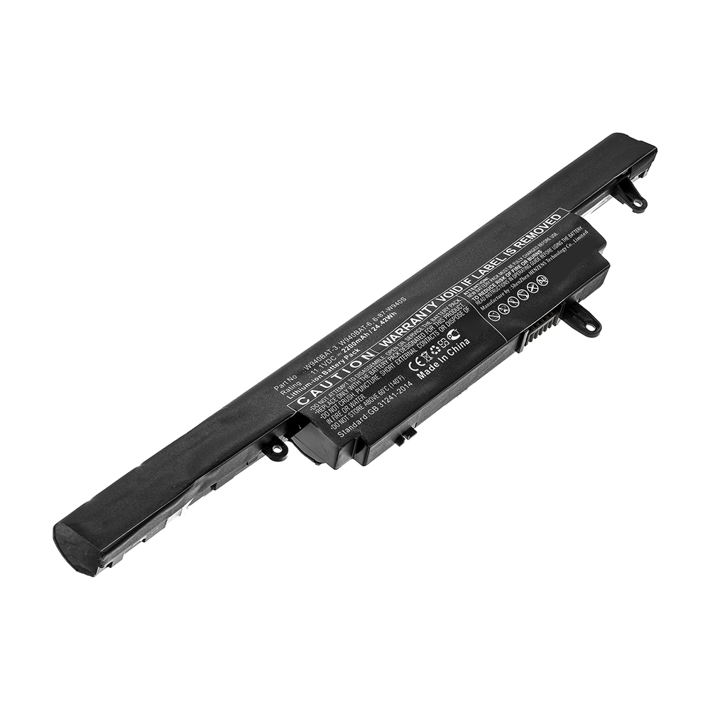 Synergy Digital Laptop Battery, Compatible with Clevo 6-87-W940S, 6-87-W940S-424, 6-87-W940S-4271, 6-87-W940S-42F1-P, 6-87-W940S-4UF, 6-87-W940S-xxxx, W940BAT-3, W940BAT-6 Laptop Battery (Li-ion, 11.1V, 2200mAh)