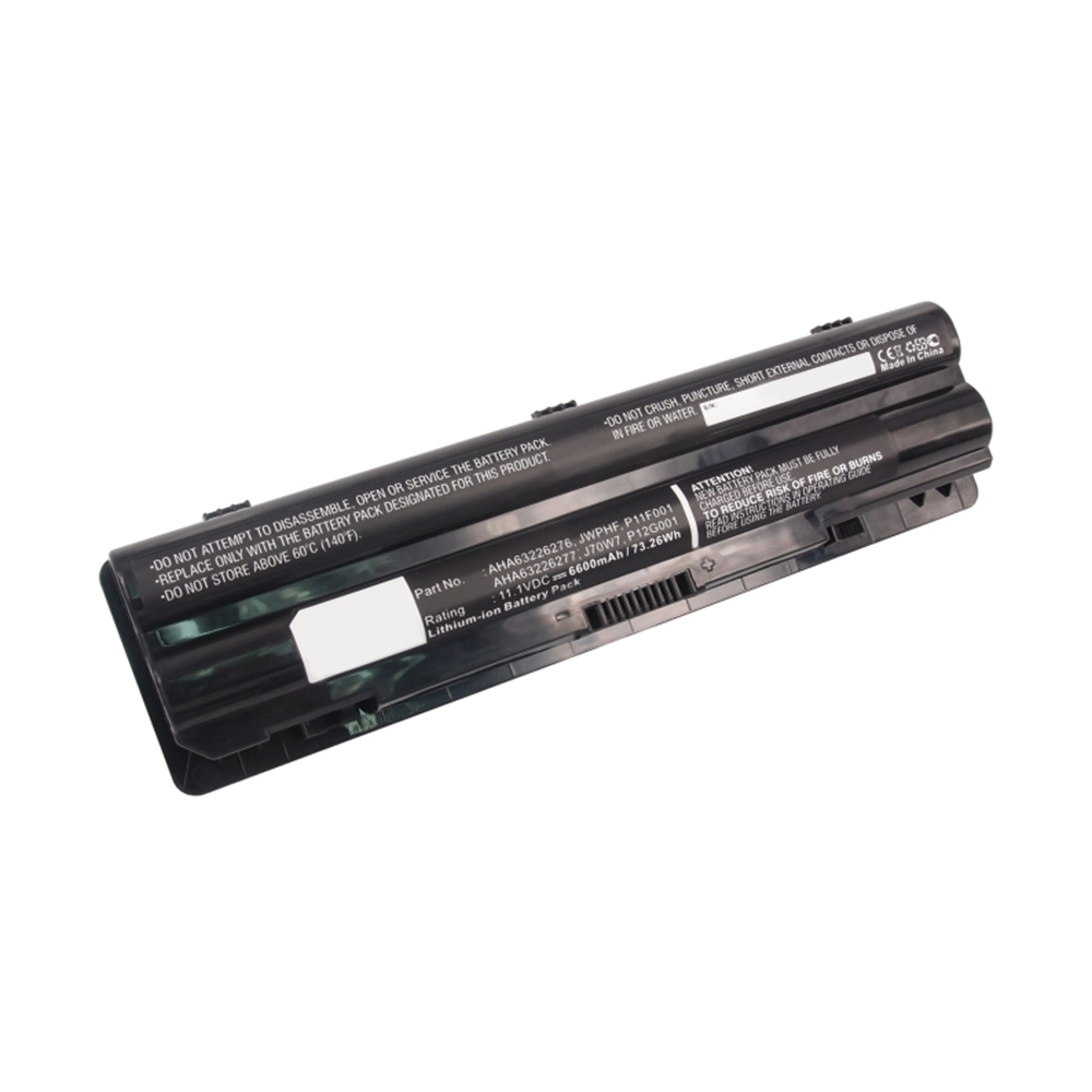 Synergy Digital Laptop Battery, Compatible with DELL 08PGNG, 0J70W7, 0JWPHF, 0R4CN5, 312-1123, 8PGNG, 991T2021F, 999T2128F, AHA63226267, AHA63226268, AHA63226270, AHA63226276, AHA63226277, J70W7, JWPHF, P09E, P09E001, P09E002, P11F, P11F001, P12G, P12G001, R4CN5, R795X Laptop Battery (Li-ion, 11.1V, 6600mAh)