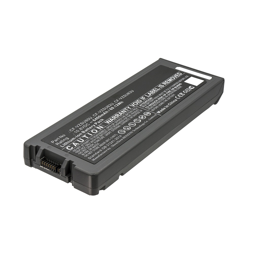 Synergy Digital Laptop Battery, Compatible with Panasonic CF-VZSU80U, CF-VZSU82U, CF-VZSU83U Laptop Battery (Li-ion, 10.8V, 6400mAh)