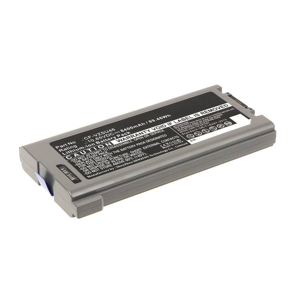 Synergy Digital Laptop Battery, Compatible with Panasonic CF-VZSU1430U, CF-VZSU46, CF-VZSU46AU, CF-VZSU46R, CF-VZSU46S, CF-VZSU46U, CF-VZSU71U, CF-VZSU72U Laptop Battery (Li-ion, 10.65V, 8400mAh)