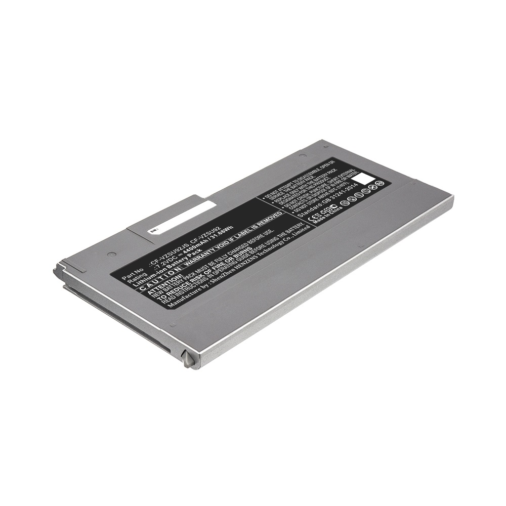 Synergy Digital Laptop Battery, Compatible with Panasonic CF-VZSU92, CF-VZSU92E, CF-VZSU92JS, CF-VZSU92R, CF-VZSU93JS, VZSU92, VZSU92JS Laptop Battery (Li-ion, 7.2V, 4400mAh)