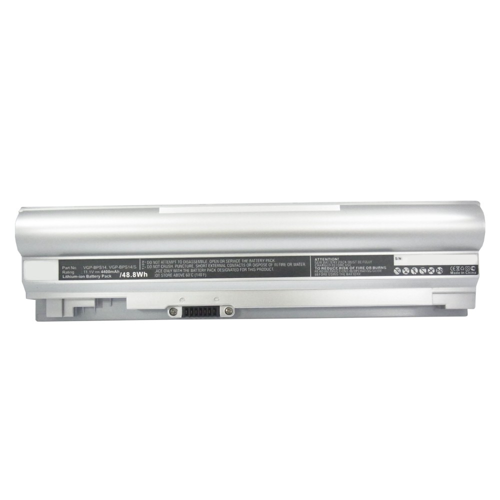Synergy Digital Laptop Battery, Compatible with Sony VGP-BPS14, VGP-BPS14/S Laptop Battery (Li-ion, 11.1V, 4400mAh)