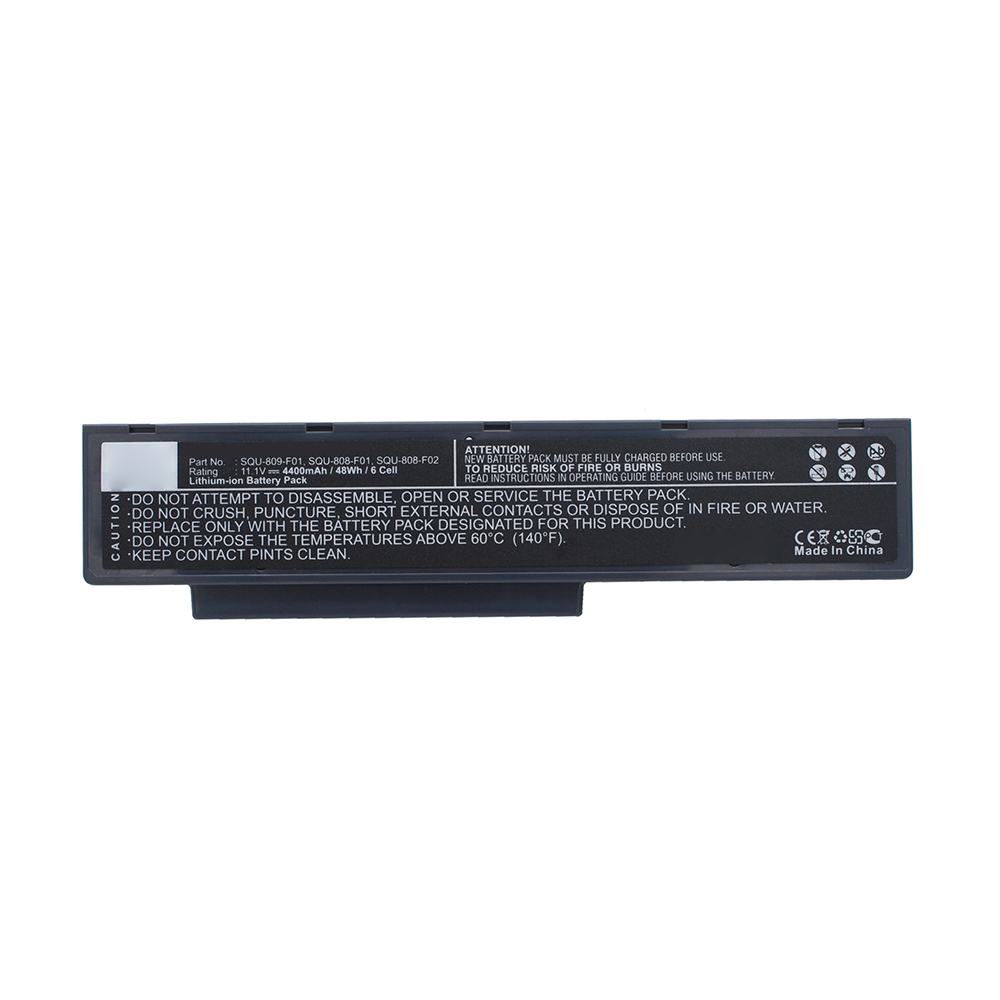 Synergy Digital Laptop Battery, Compatible with Fujitsu 3UR18650-2-T0182, S26393-E048--V613-03-0937 Laptop Battery (11.1V, Li-ion, 4400mAh)