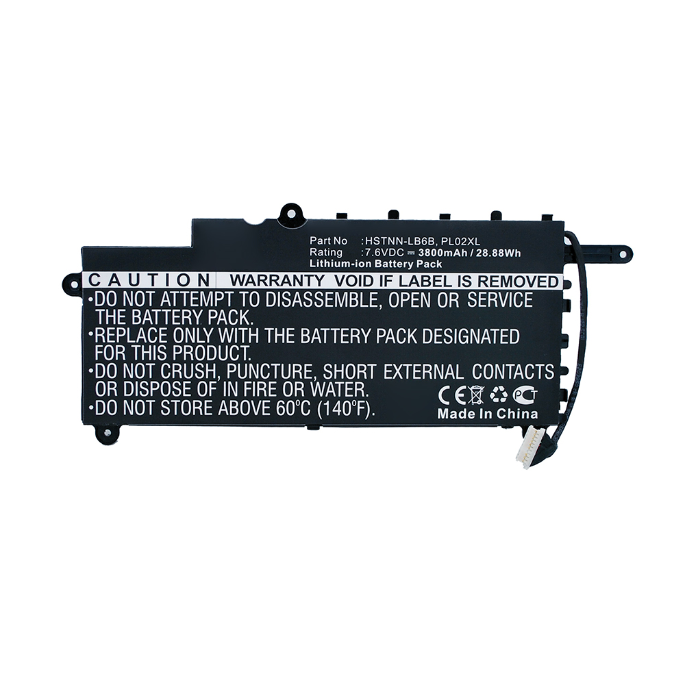 Synergy Digital Laptop Battery, Compatible with HP 21CP6/60/80, 7177376-001, 751681-231, 751681-421 Laptop Battery (7.6V, Li-ion, 3800mAh)