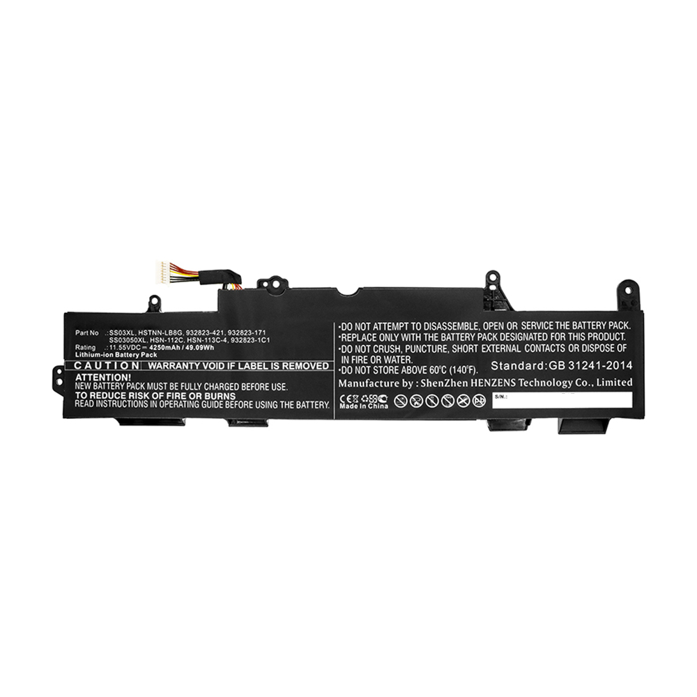 Synergy Digital Laptop Battery, Compatible with HP 932823-171, 932823-1C1, 932823-271, 932823-2B1 Laptop Battery (11.55V, Li-ion, 4250mAh)