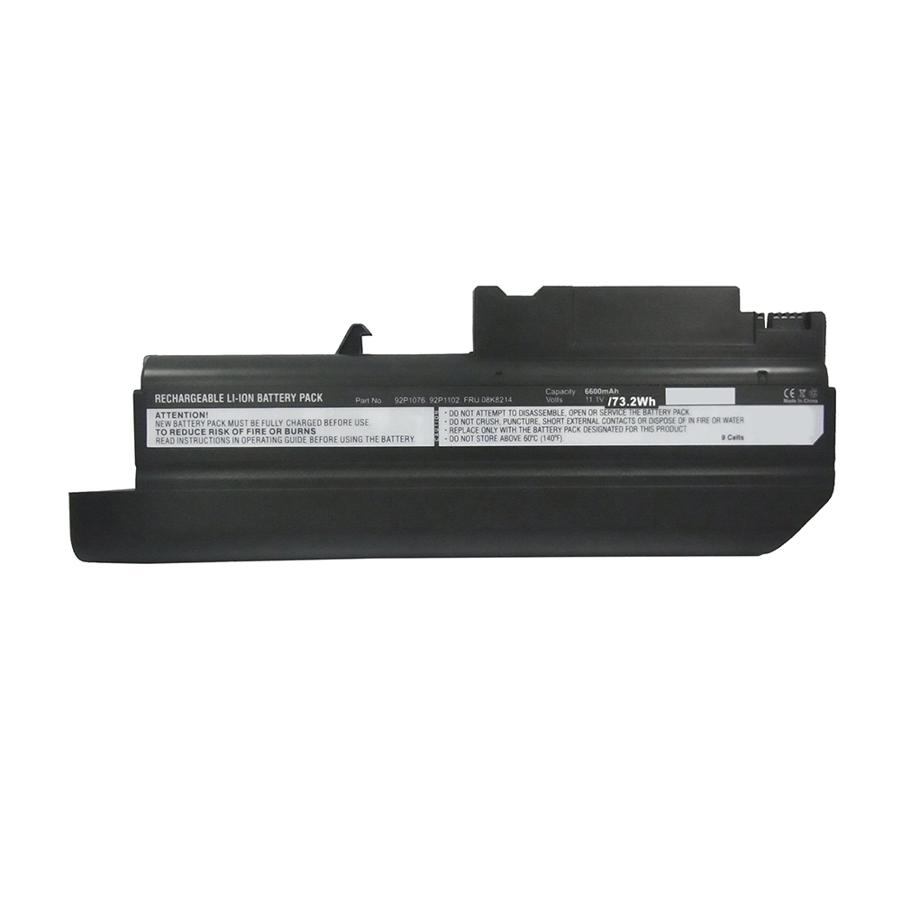 Synergy Digital Laptop Battery, Compatible with IBM ASM 08K8192 Laptop Battery (Li-ion, 10.8V, 6600mAh)