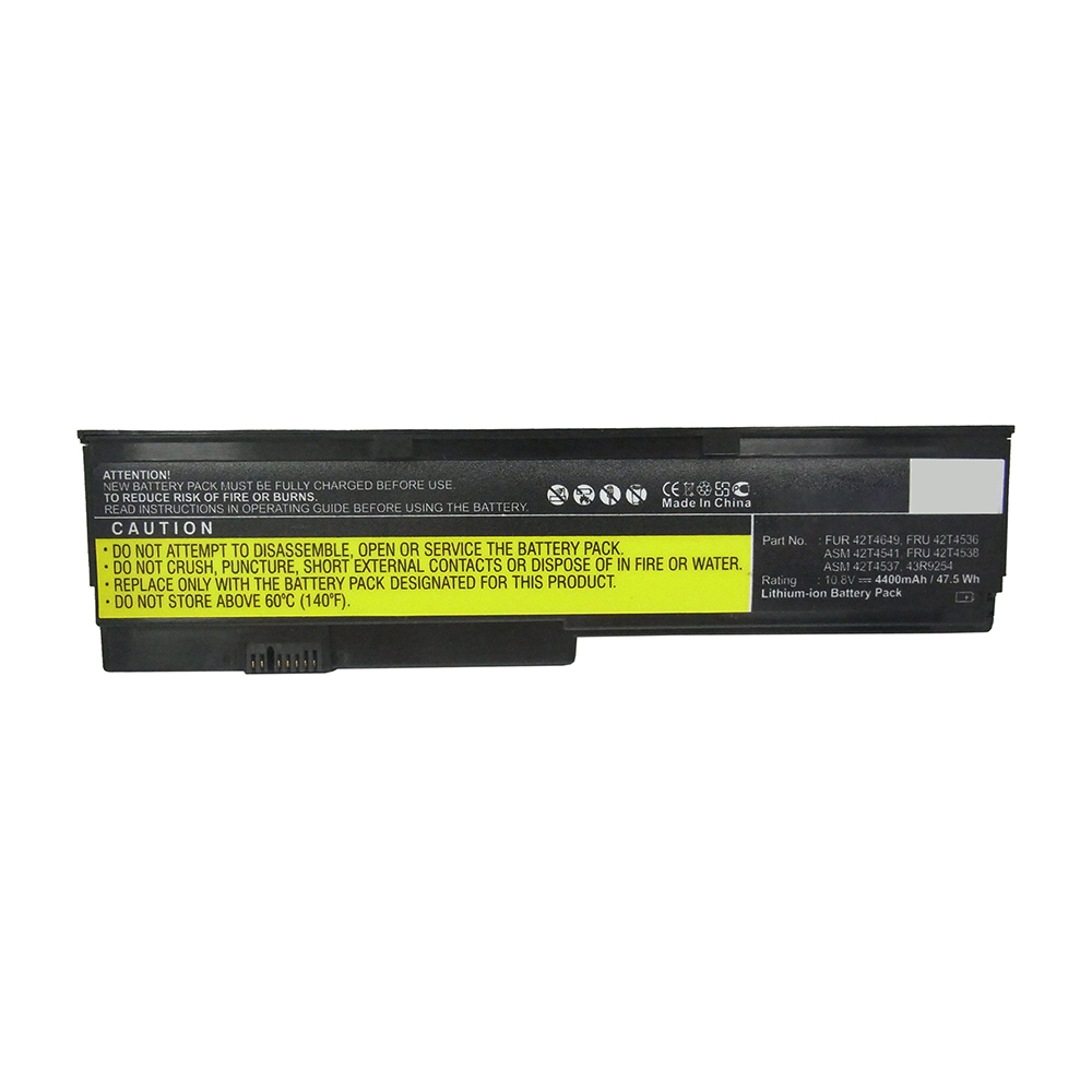 Synergy Digital Laptop Battery, Compatible with IBM ASM 42T4537 Laptop Battery (Li-ion, 10.8V, 4400mAh)
