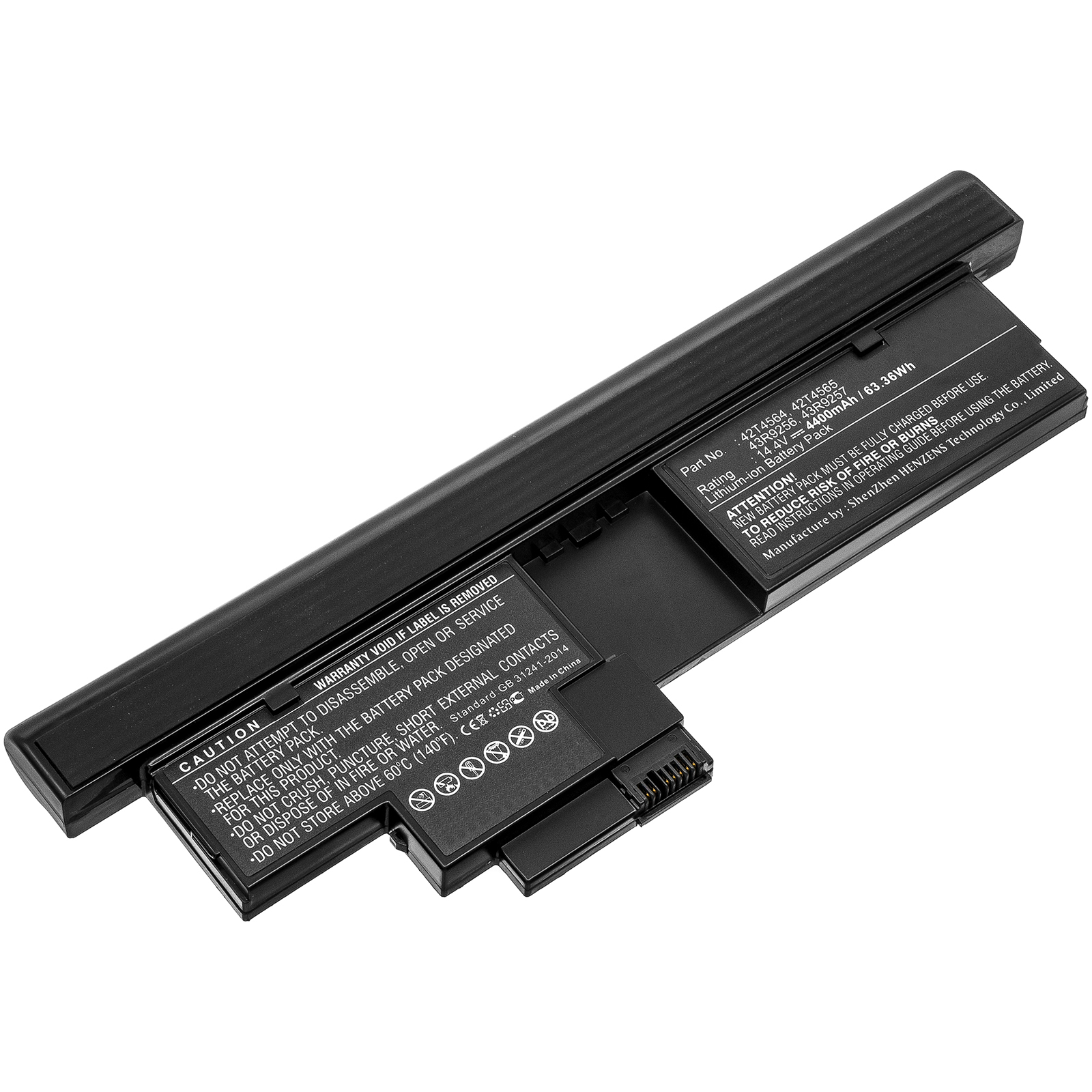 Synergy Digital Laptop Battery, Compatible with IBM 42T4564 Laptop Battery (Li-ion, 14.4V, 4400mAh)