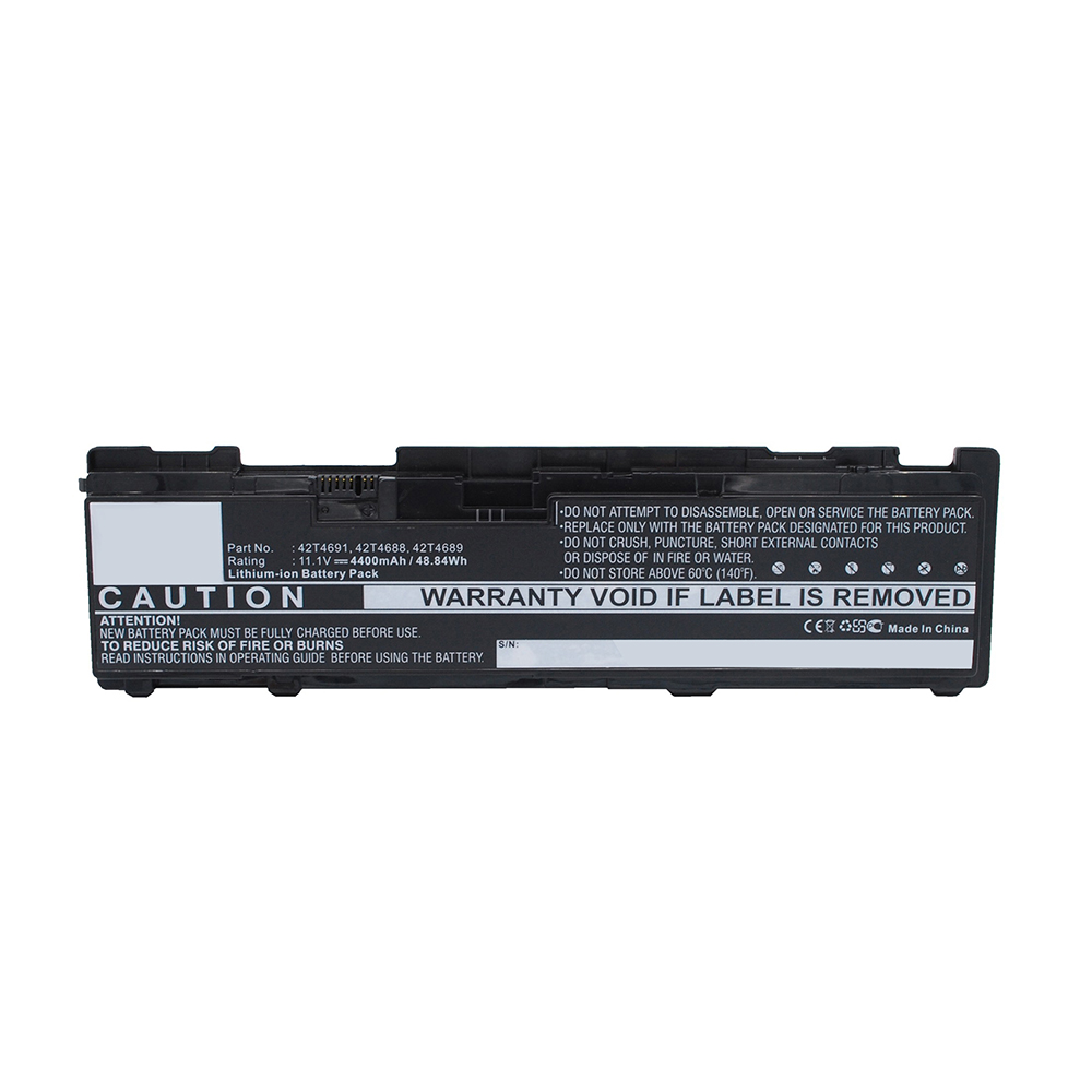 Synergy Digital Laptop Battery, Compatible with Lenovo 42T4688 Laptop Battery (Li-ion, 11.1V, 4400mAh)