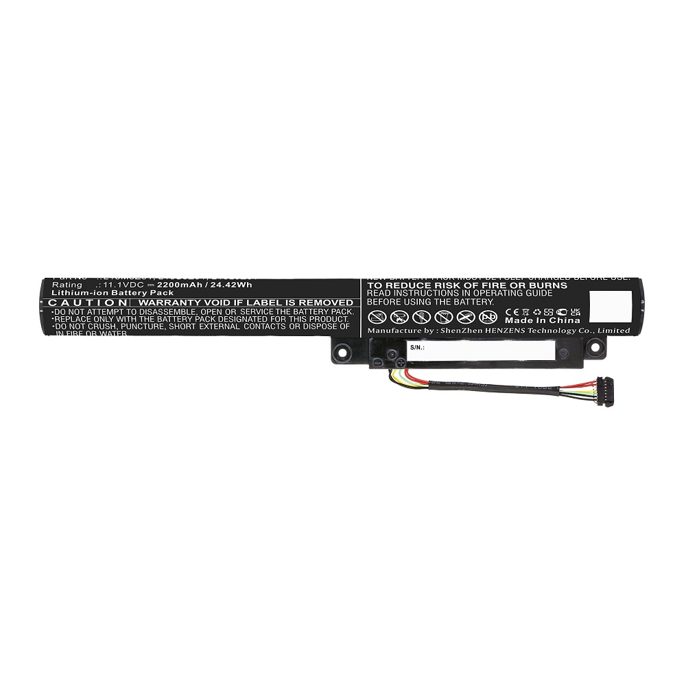 Synergy Digital Laptop Battery, Compatible with Lenovo L13L3Z61 Laptop Battery (Li-ion, 11.1V, 2200mAh)