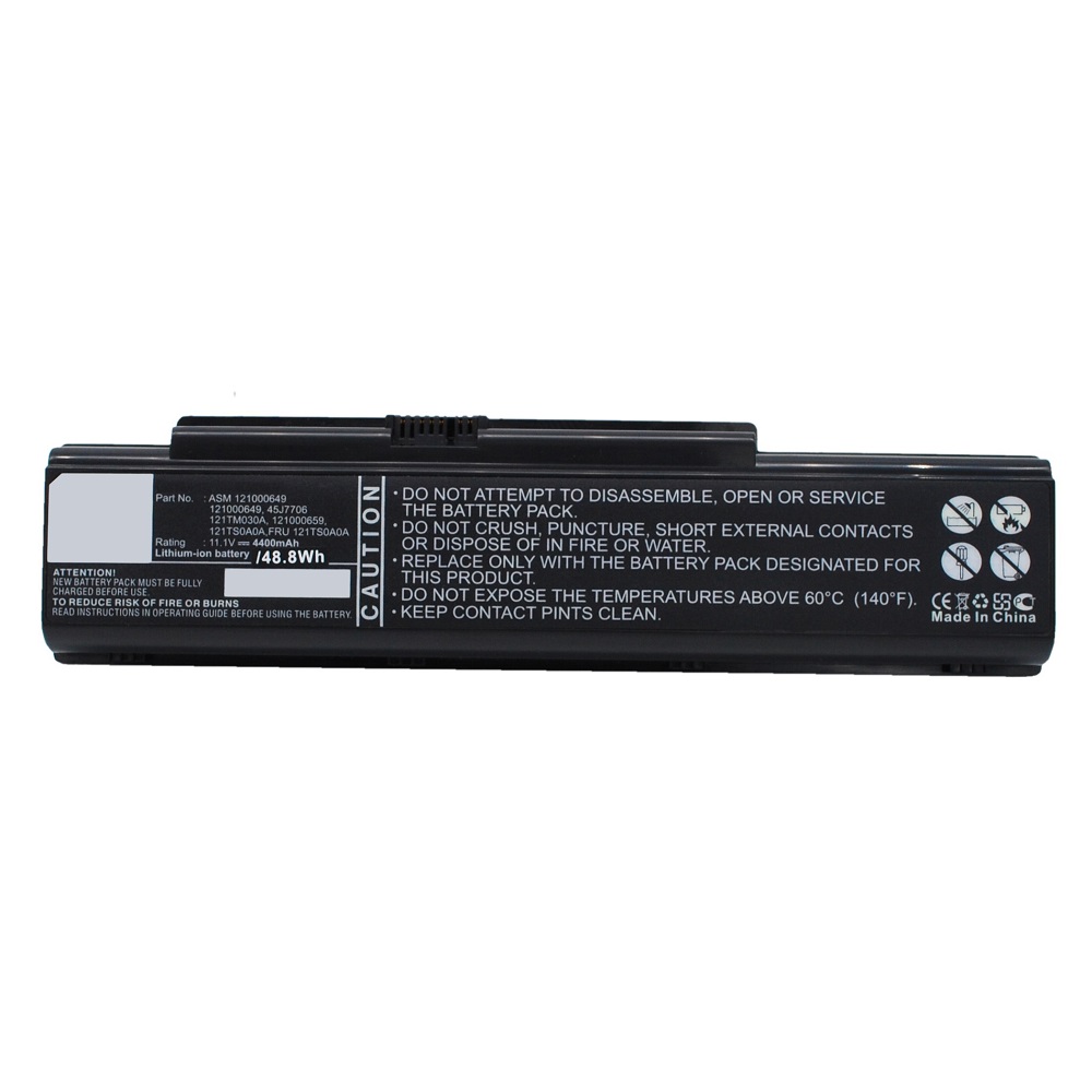 Synergy Digital Laptop Battery, Compatible with Lenovo ASM 121000649 Laptop Battery (Li-ion, 11.1V, 4400mAh)