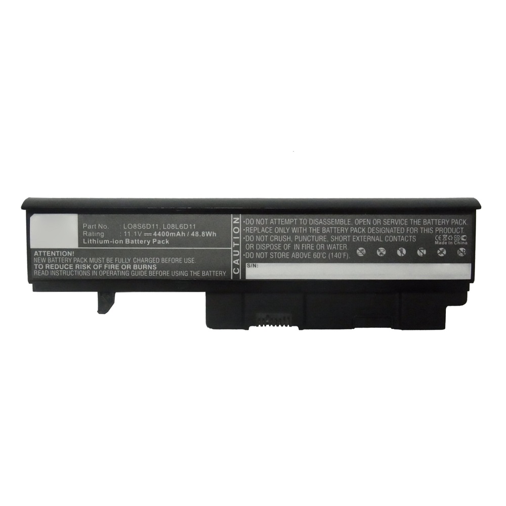 Synergy Digital Laptop Battery, Compatible with Lenovo L08L6D11 Laptop Battery (Li-ion, 11.1V, 4400mAh)